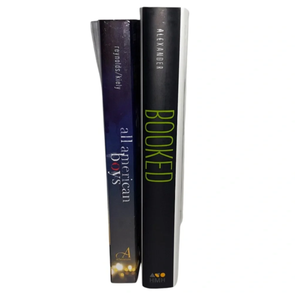 All American Boys Paperback and Booked Hardcover Books Middle School Reading